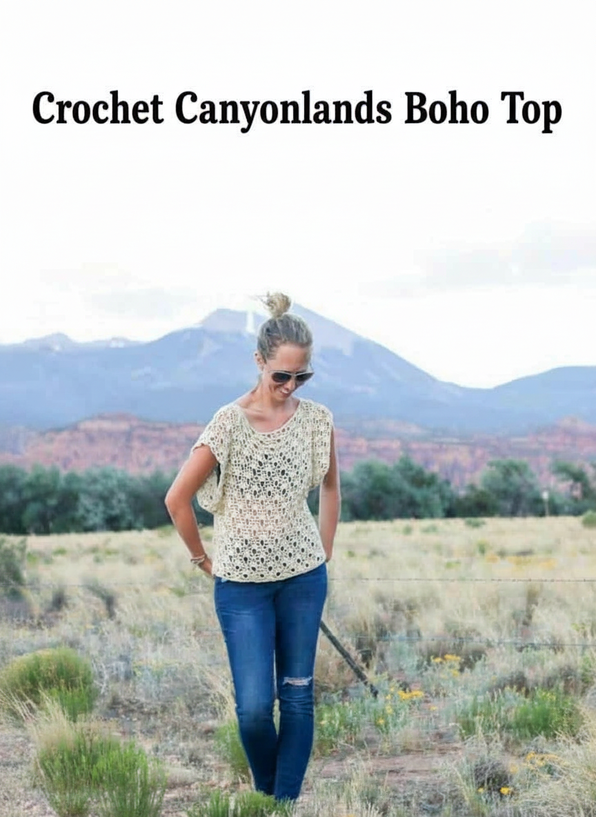 Crochet Canyonlands Boho Top