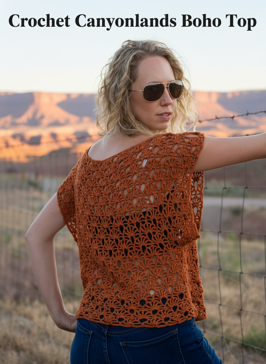 Crochet Canyonlands Boho Top