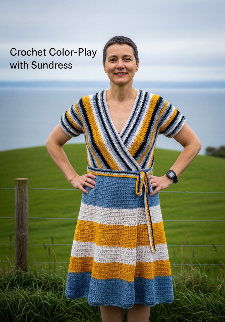 Crochet Color-Play Sundress