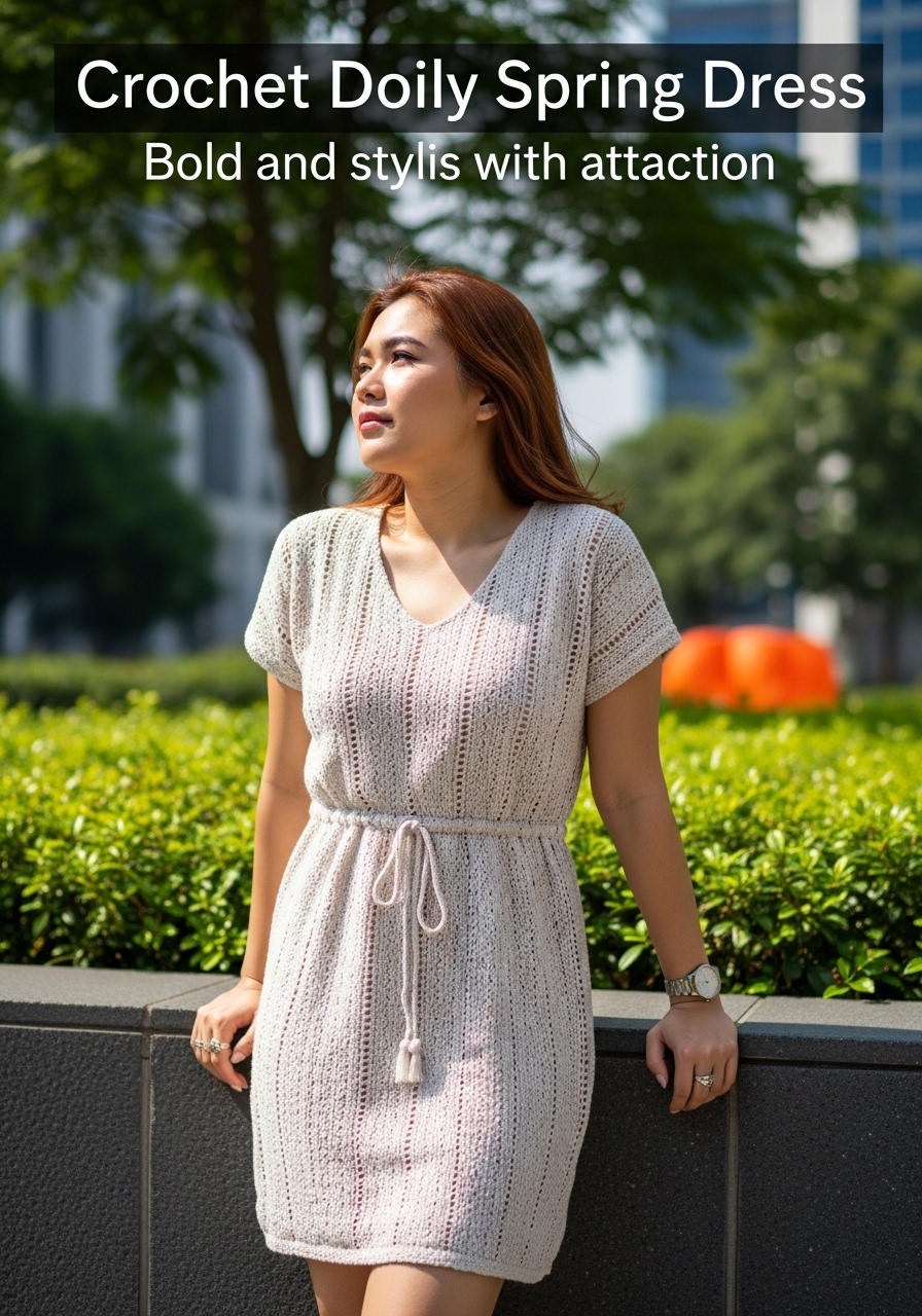 Crochet Doily Spring Dress