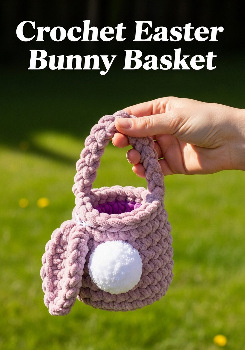 Crochet Easter Bunny Basket
