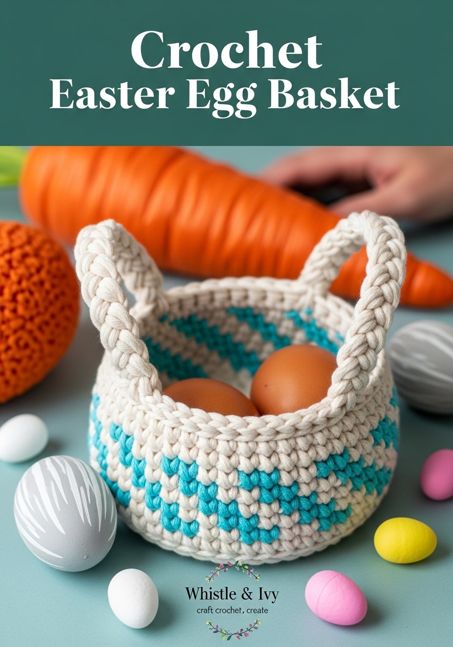 Crochet Easter Egg Basket