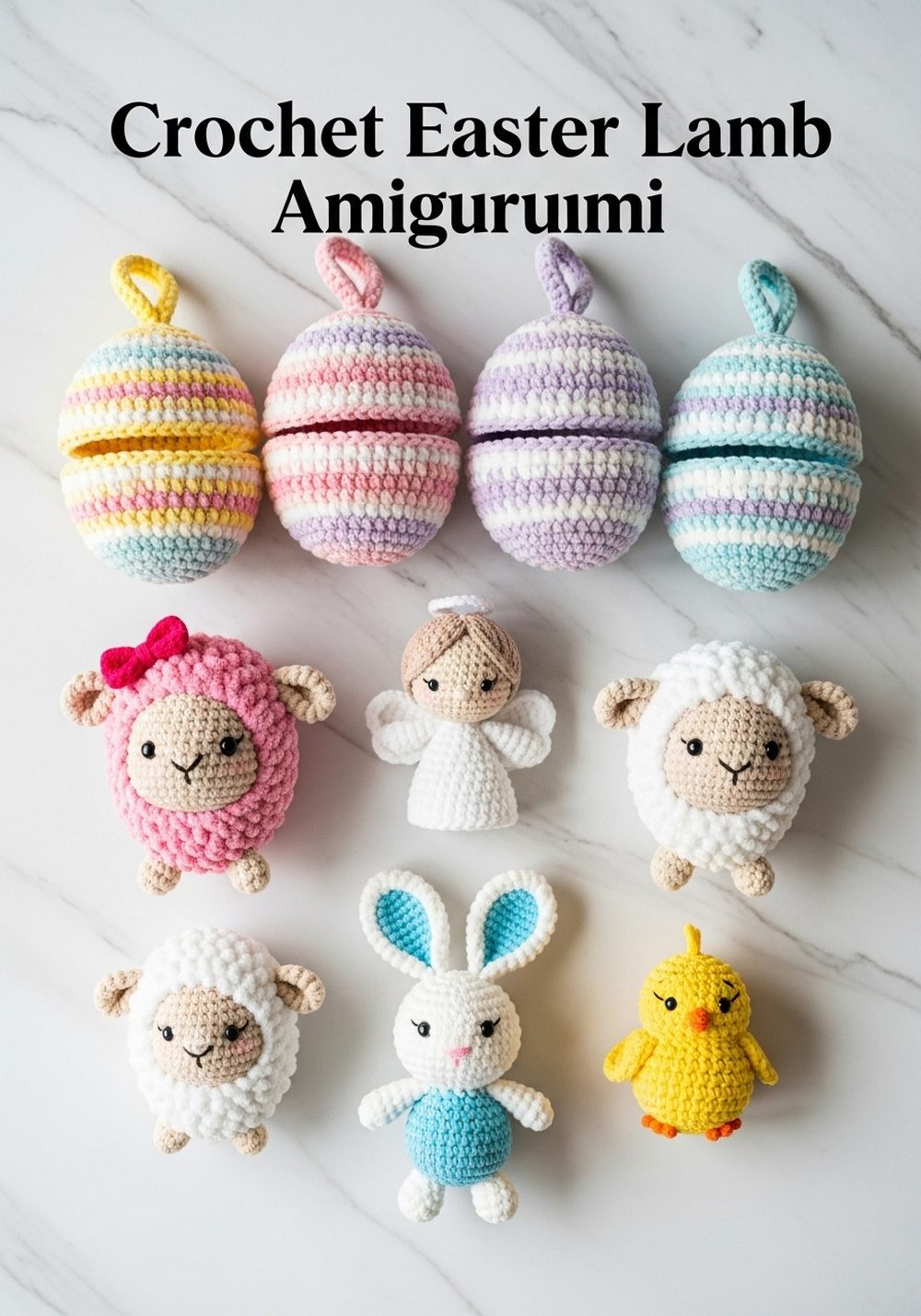 Crochet Easter Lamb Amigurumi