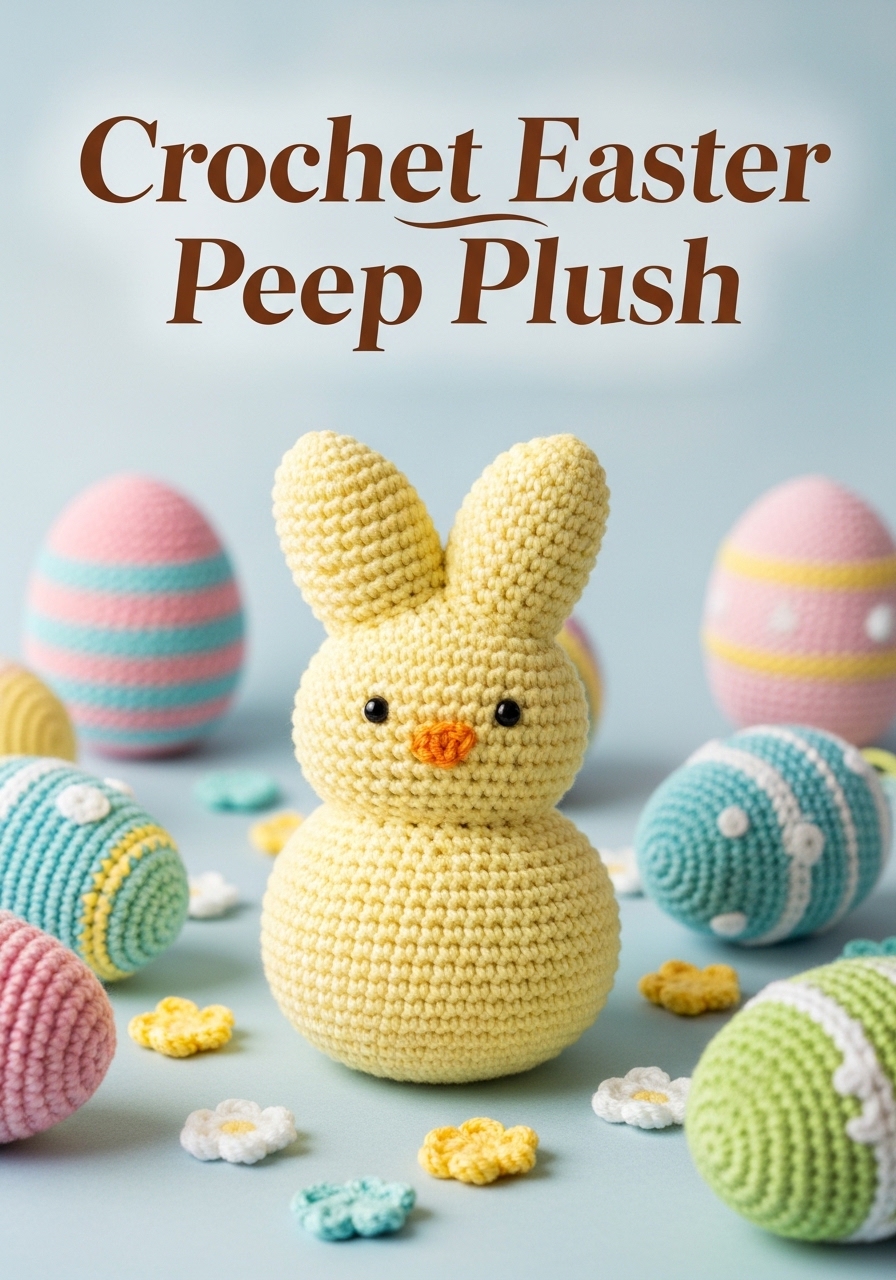 Crochet Easter Peep Plush