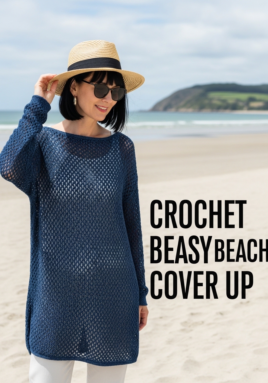 Crochet Easy Beach Cover Up