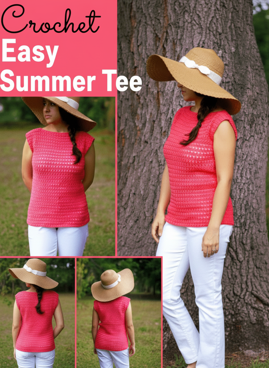 Crochet Easy Summer Tee