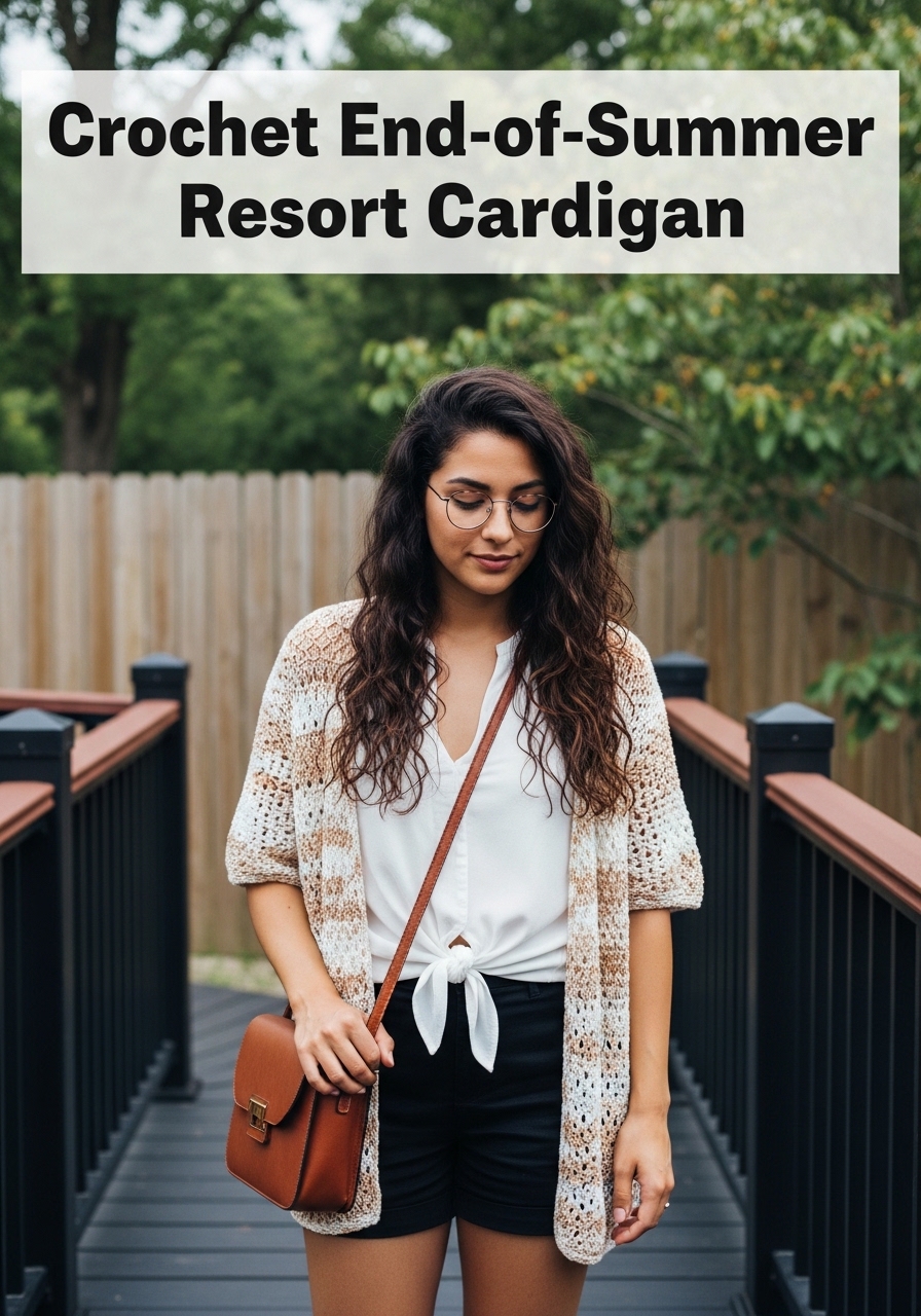 Crochet End-of-Summer Resort Cardigan