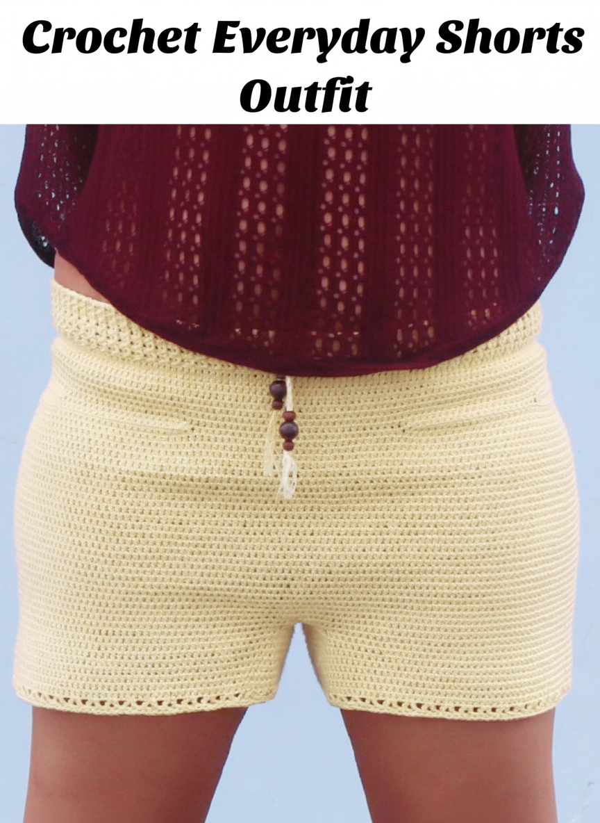 Crochet Everyday Shorts Outfit