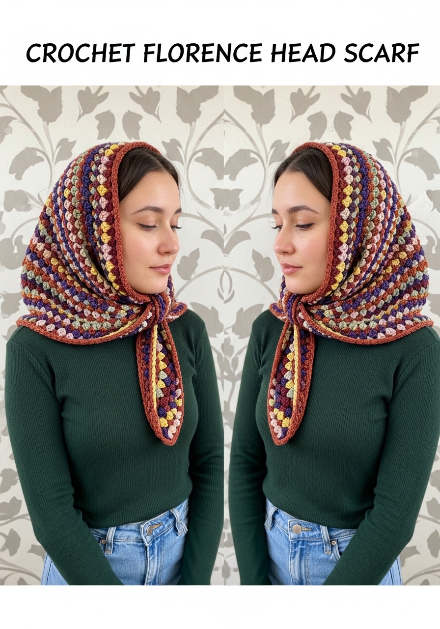 Crochet Florence Head Scarf