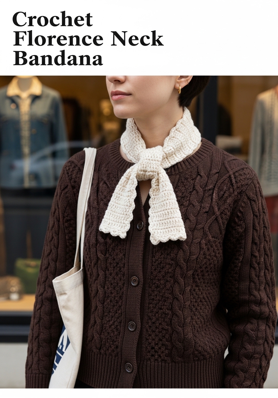 Crochet Florence Neck Bandana