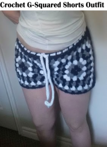 Crochet G-Squared Shorts Outfit