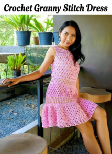 Crochet Granny Stitch Dress