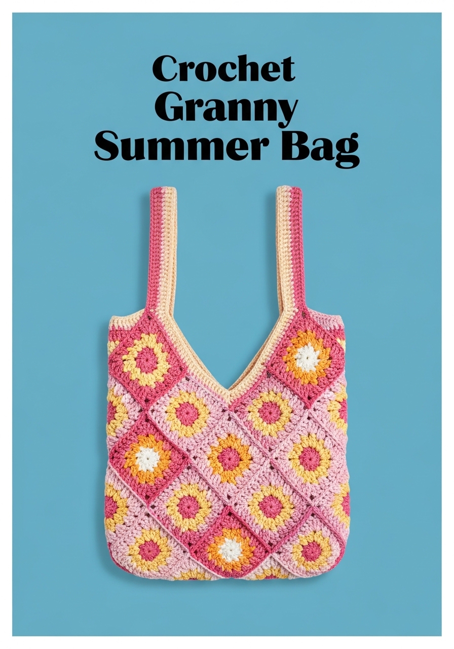 Crochet Granny Summer Bag