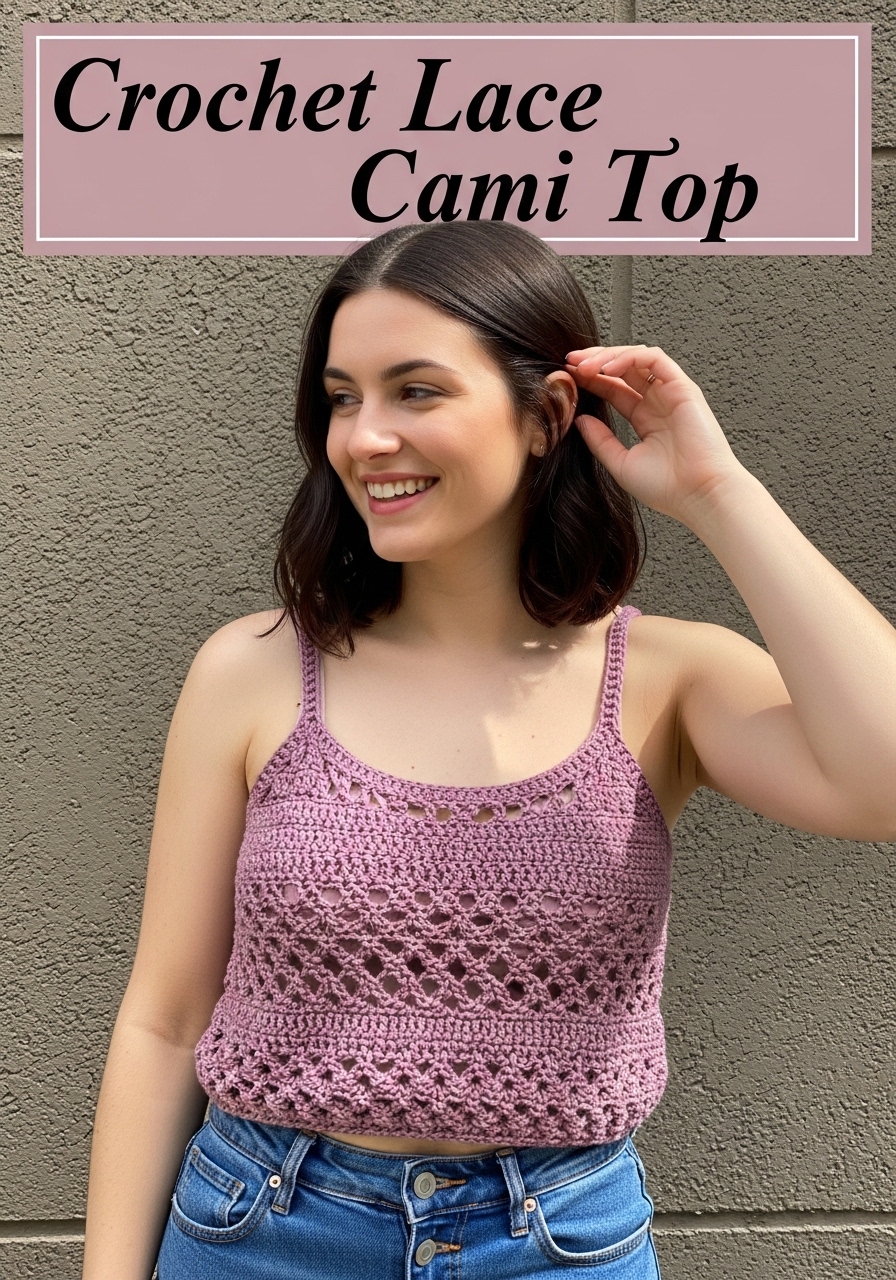 Crochet Lace Cami Top