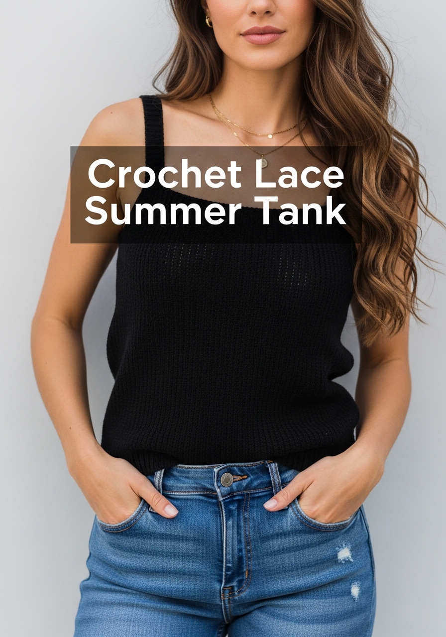 Crochet Lace Summer Tank
