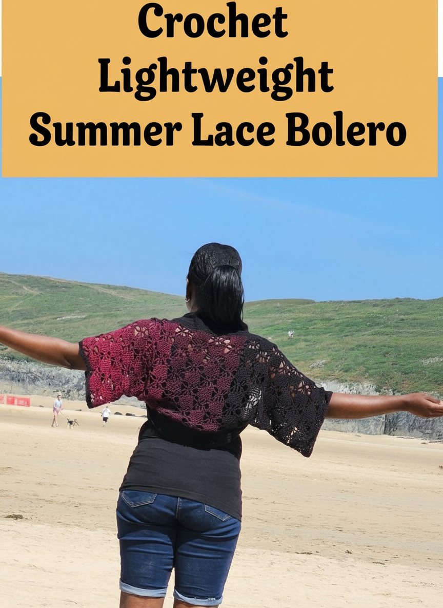 Crochet Lightweight Summer Lace Bolero