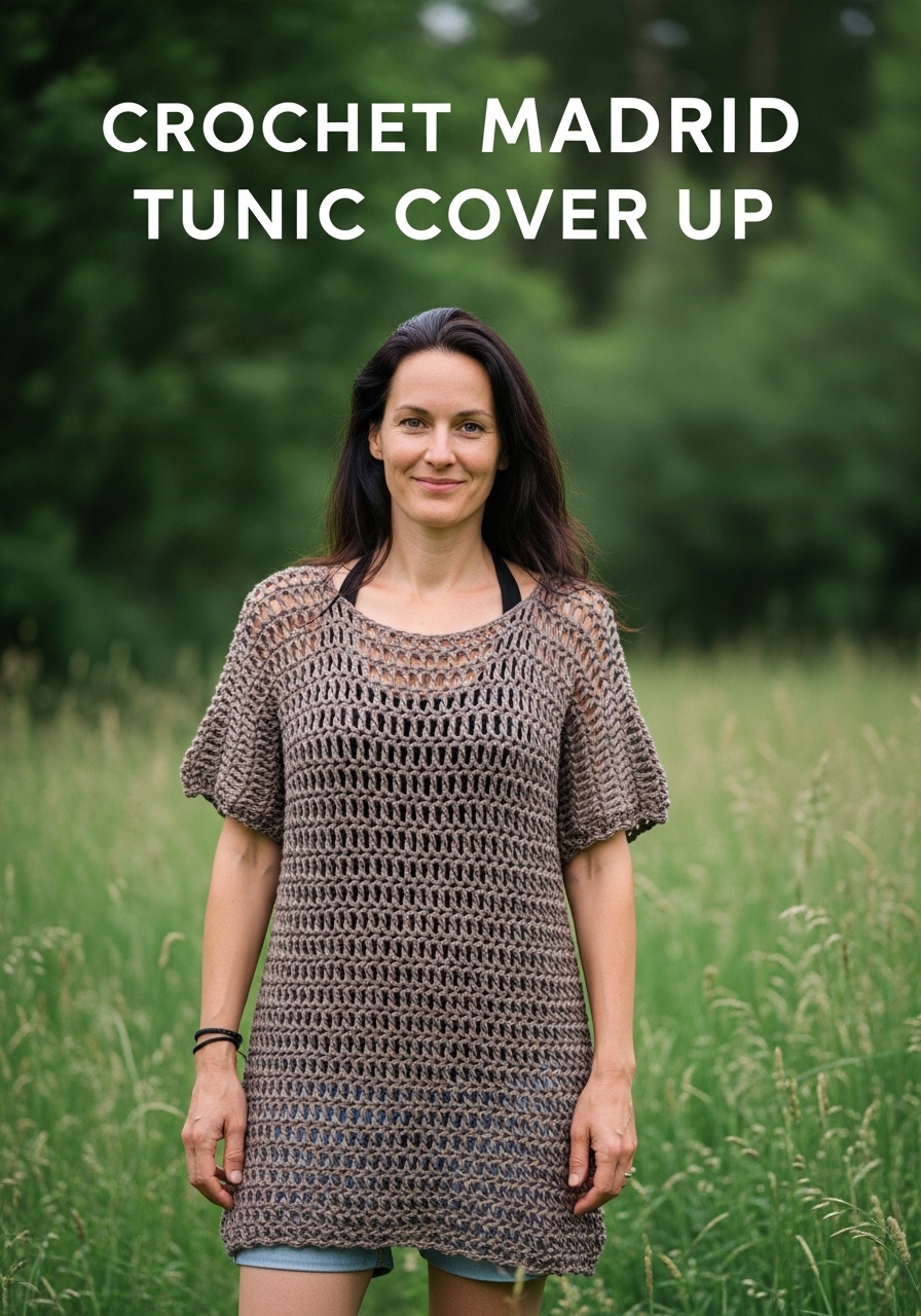 Crochet Madrid Tunic Cover Up