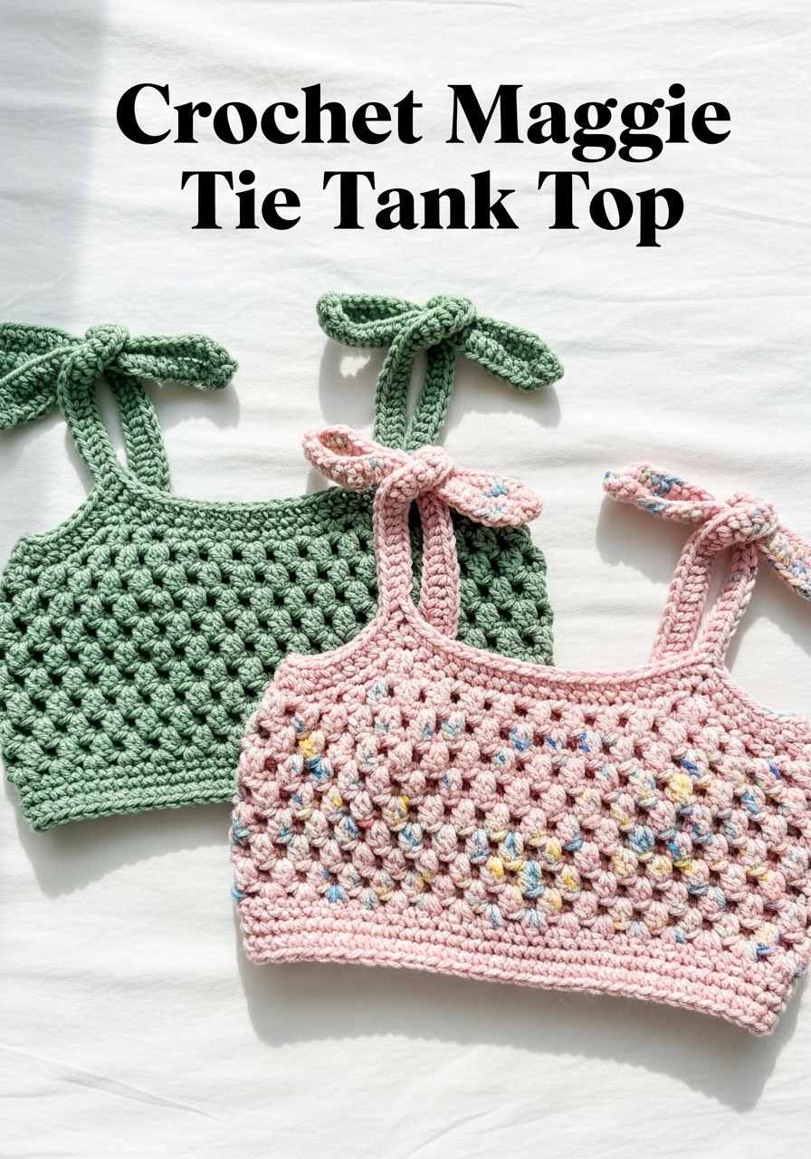 Crochet Maggie Tie Tank Top