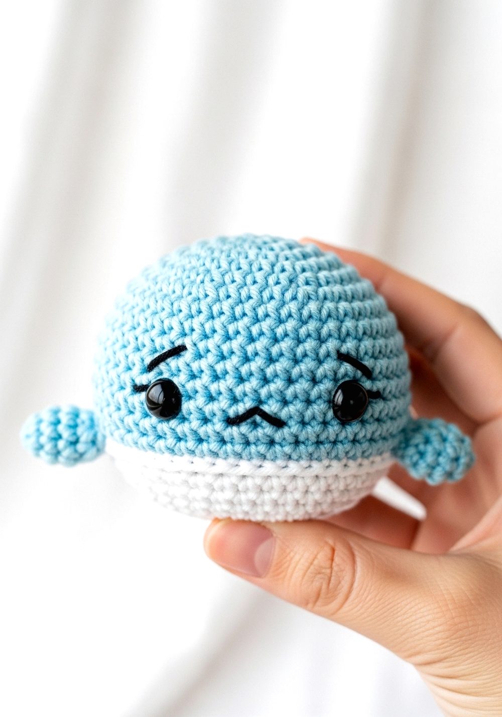 Crochet Mini Whale Pocket Pal