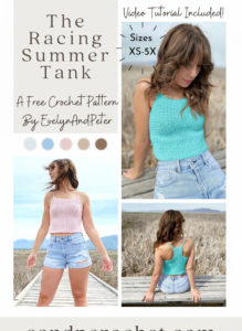 Crochet Racing Summer Tank