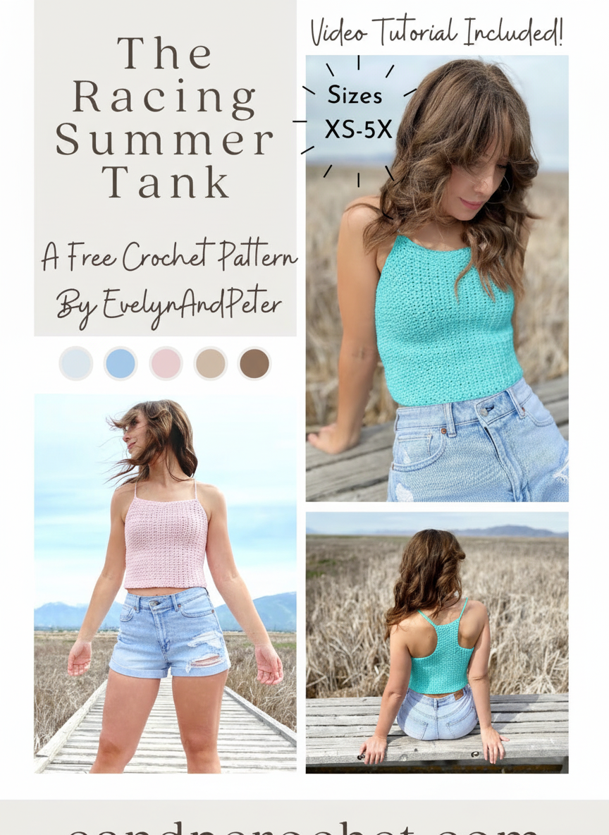 Crochet Racing Summer Tank