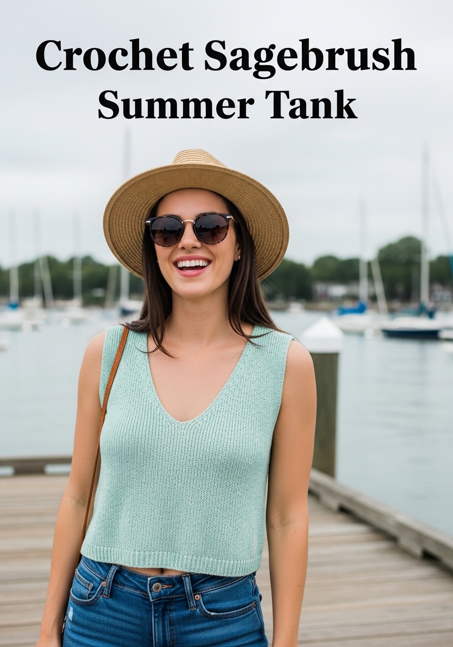 Crochet Sagebrush Summer Tank