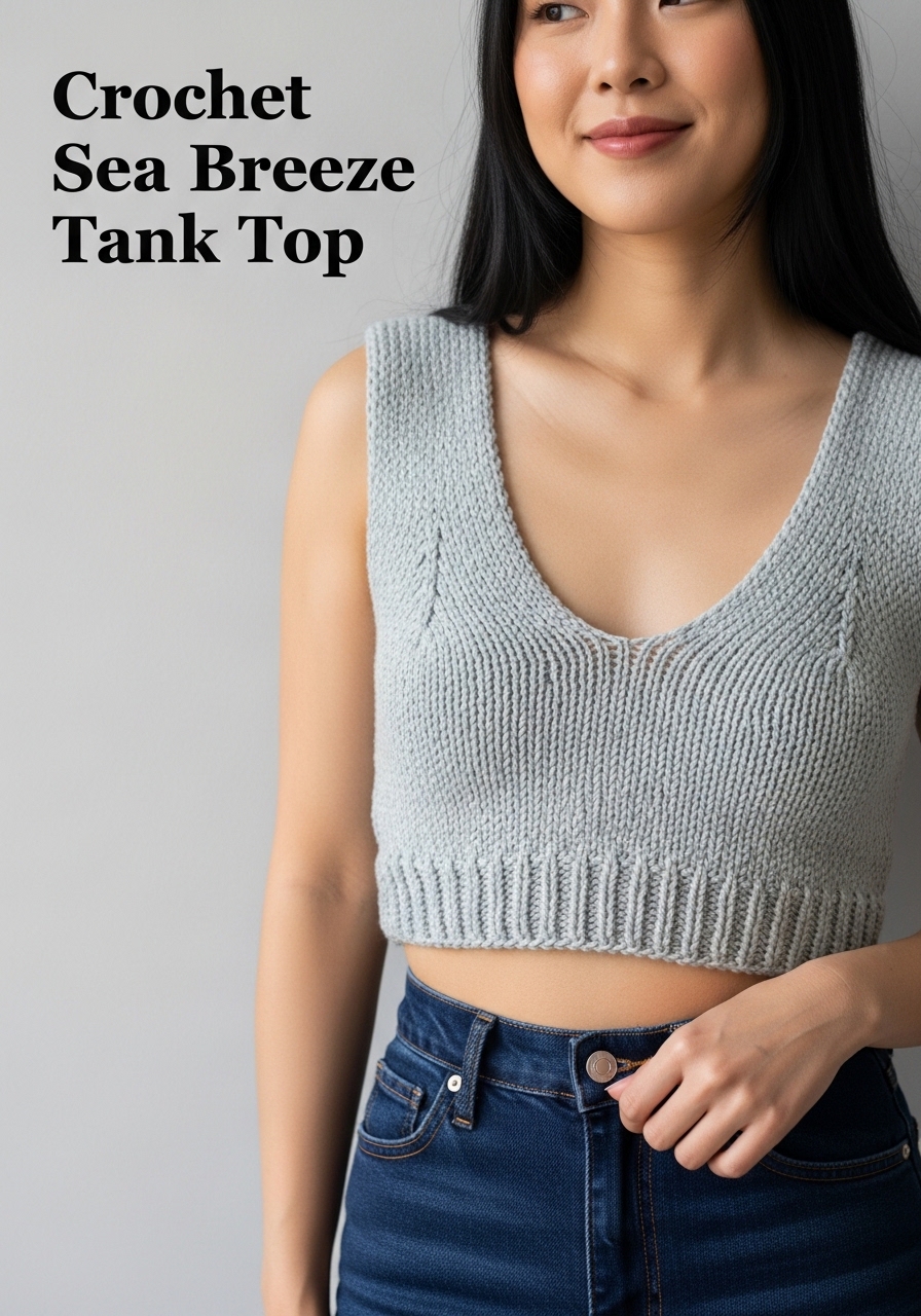 Crochet Sea Breeze Tank Top