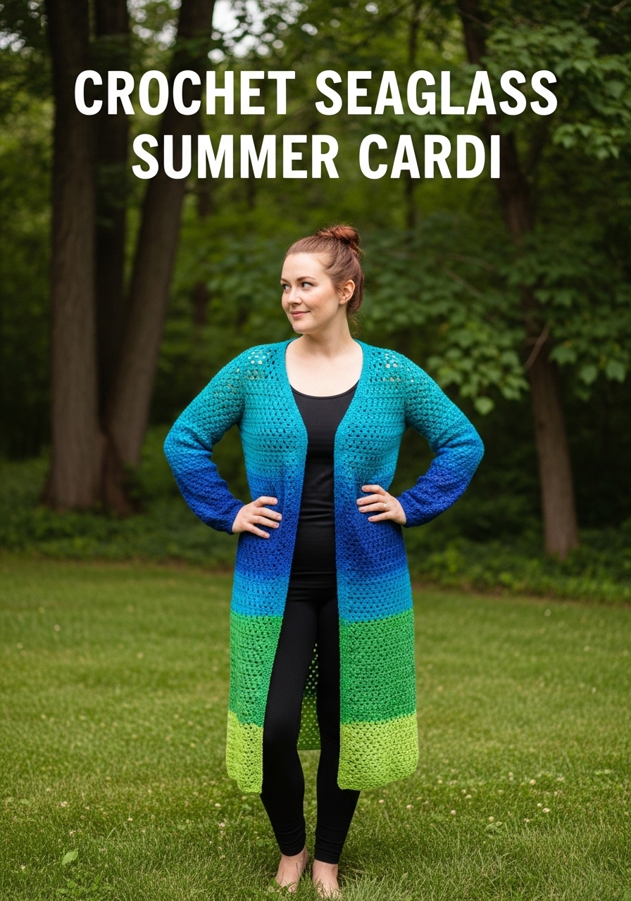 Crochet Seaglass Summer Cardi