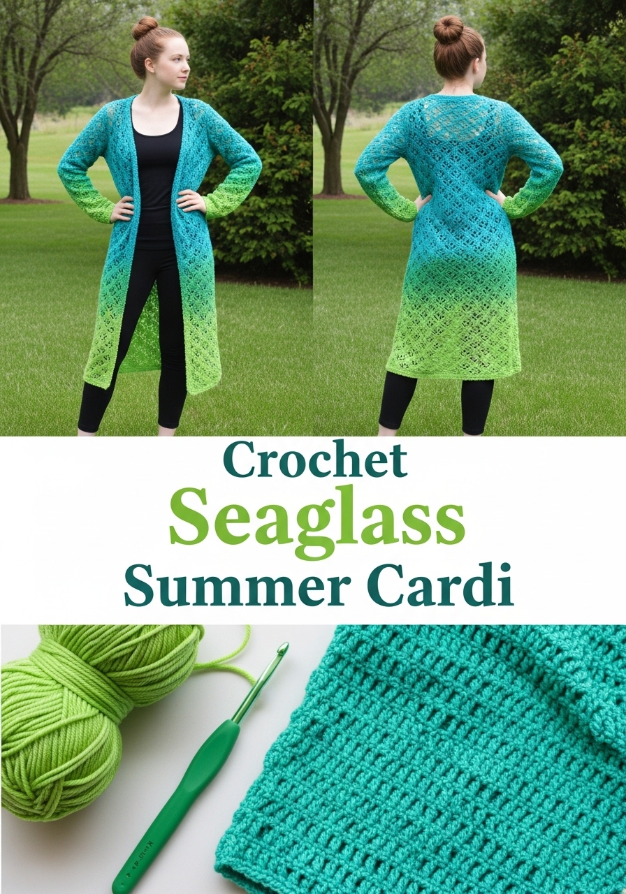Crochet Seaglass Summer Cardi