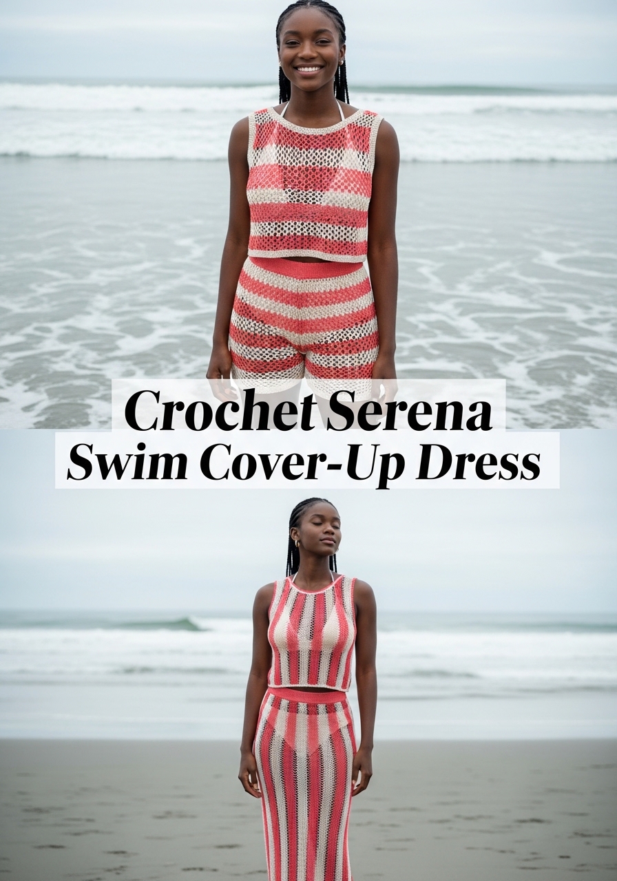 Crochet Serena Swim Cover-Up Dress