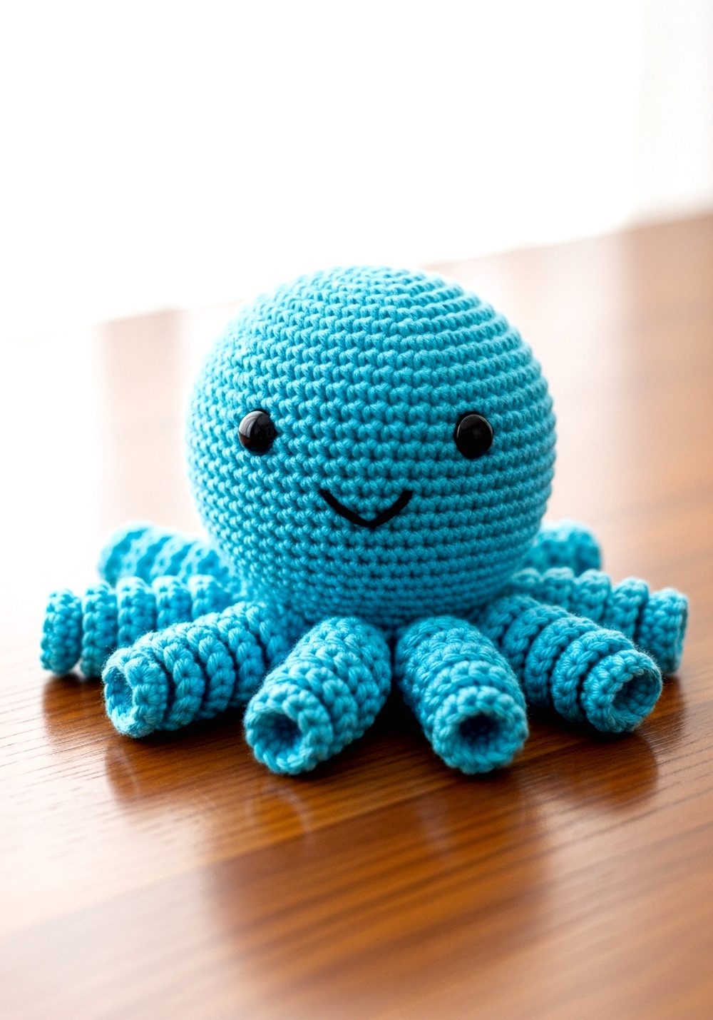 Crochet Simple Octopus Desk Buddy