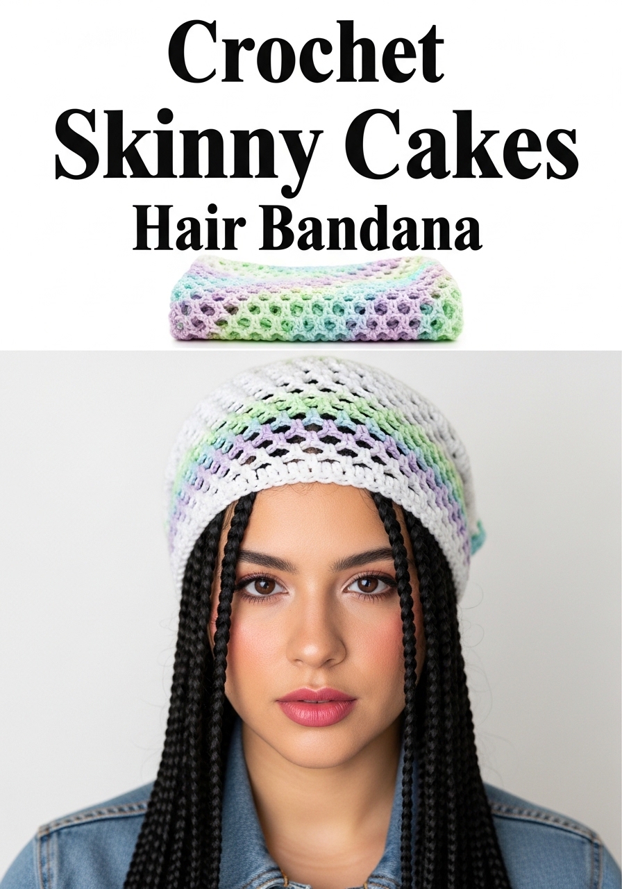 Crochet Skinny Cakes Hair Bandana