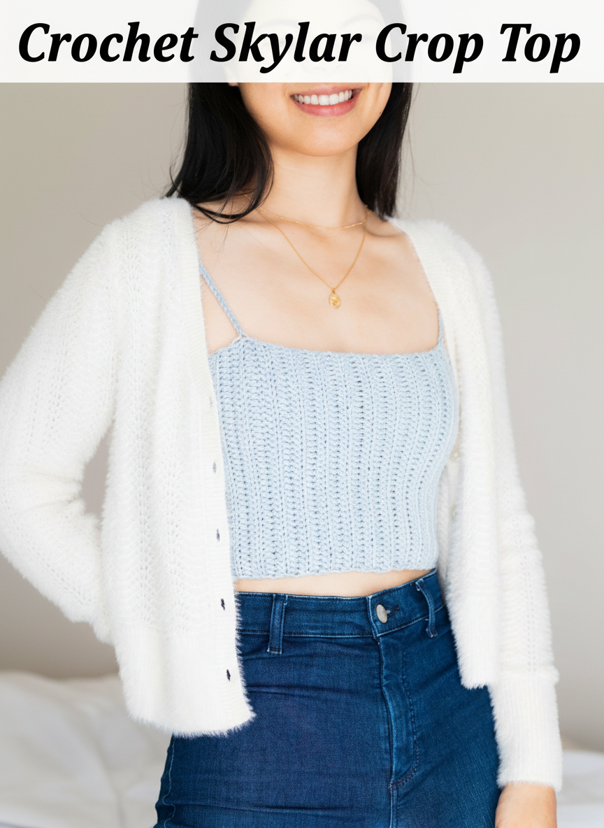 Crochet Skylar Crop Top
