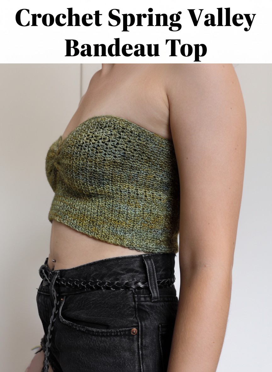 Crochet Spring Valley Bandeau Top