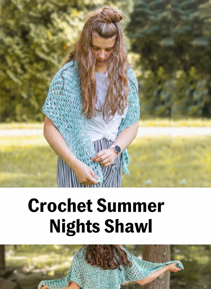 Crochet Summer Nights Shawl