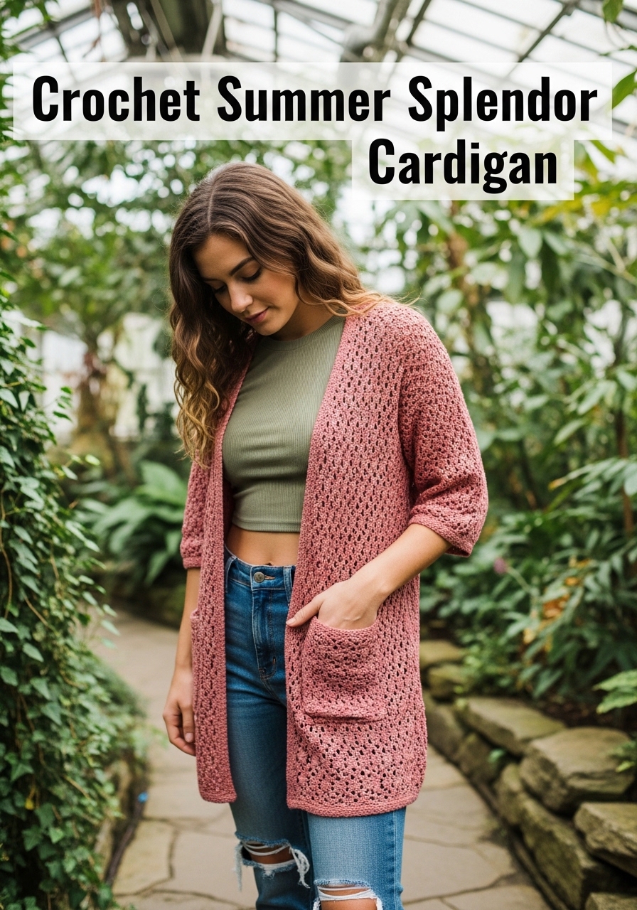 Crochet Summer Splendor Cardigan