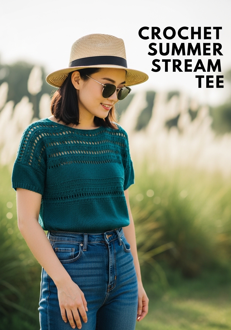 Crochet Summer Stream Tee