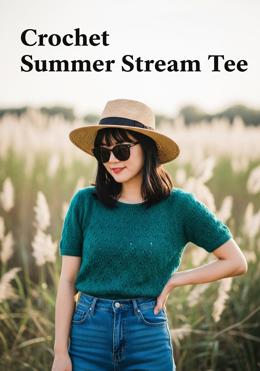Crochet Summer Stream Tee