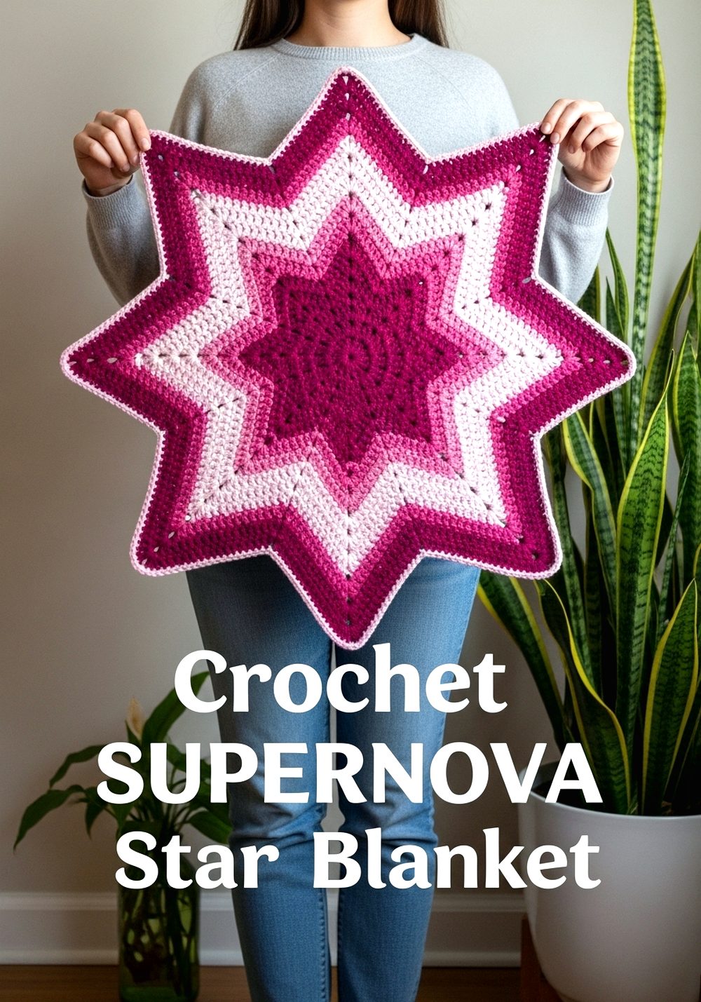 Crochet Supernova Square Star Blanket