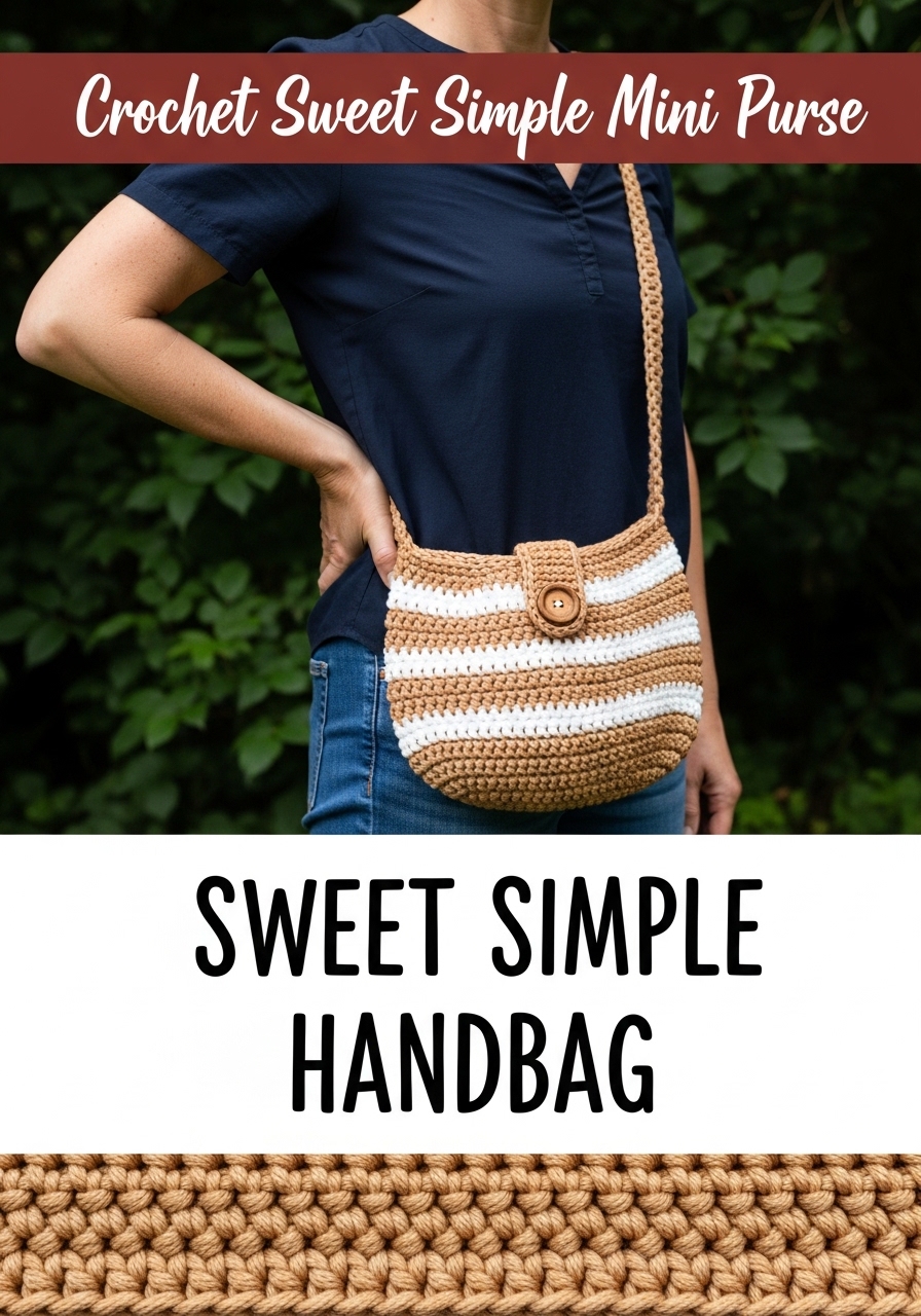 Crochet Sweet Simple Mini Purse
