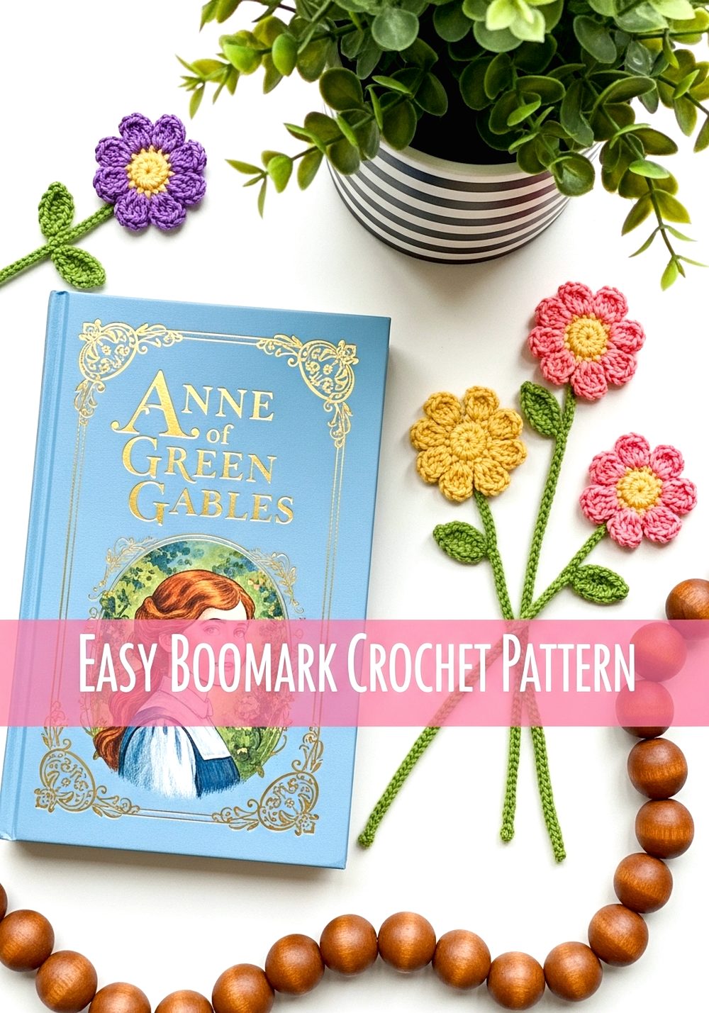 Crochet Tiny Dainty Daisy Bookmark