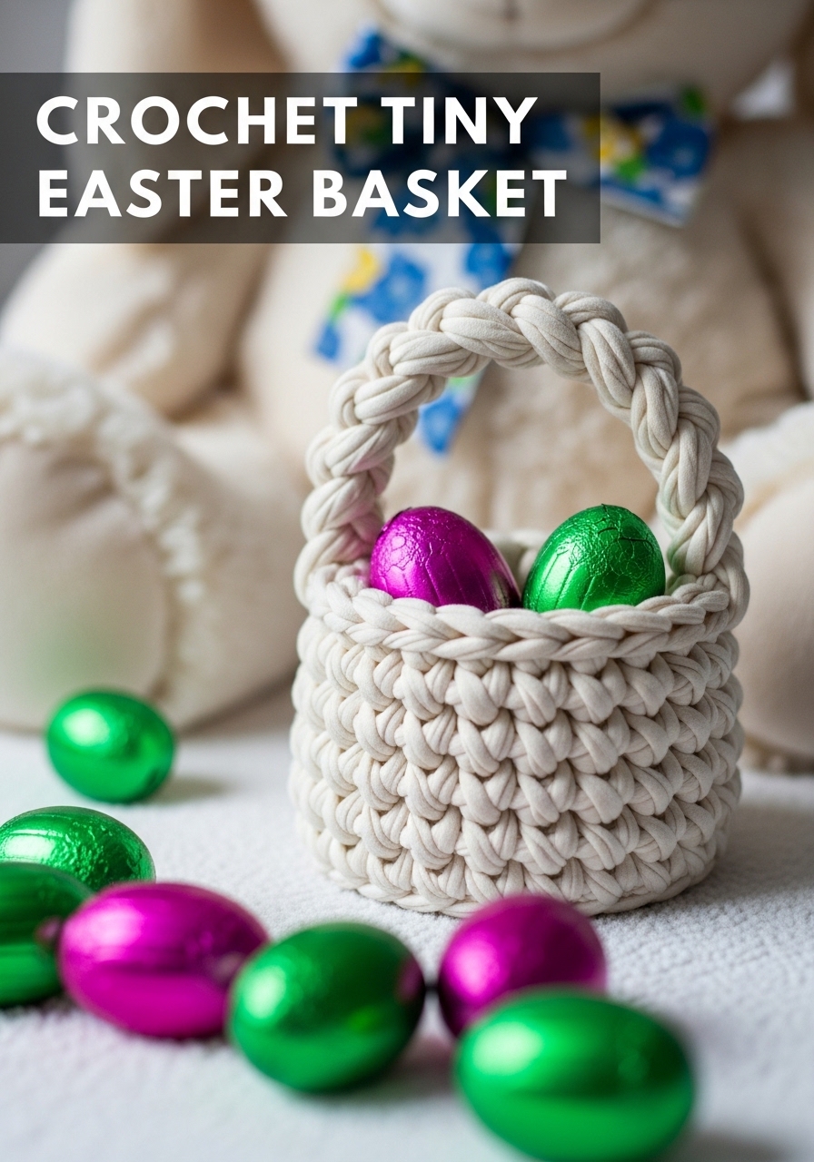 Crochet Tiny Easter Basket