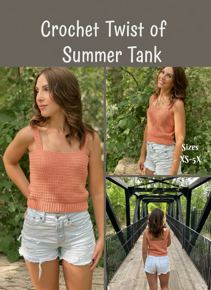 Crochet Twist of Summer Tank