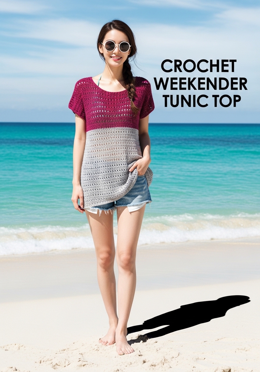 Crochet Weekender Tunic Top