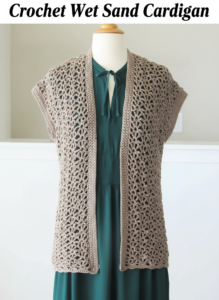 Crochet Wet Sand Cardigan