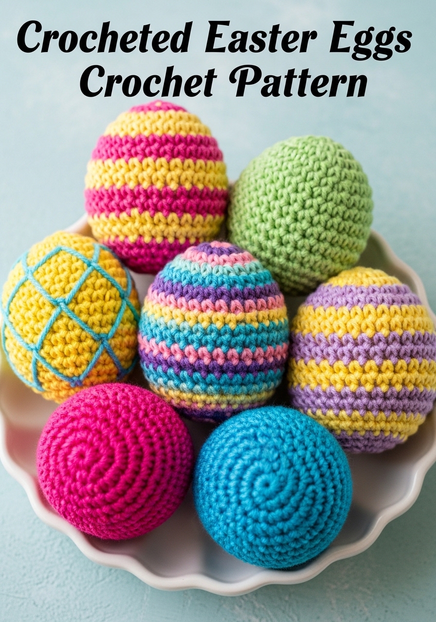 Crocheted Easter Eggs Crochet Pattern