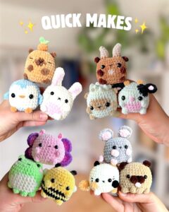 Cute Crochet Animal Quick Makes