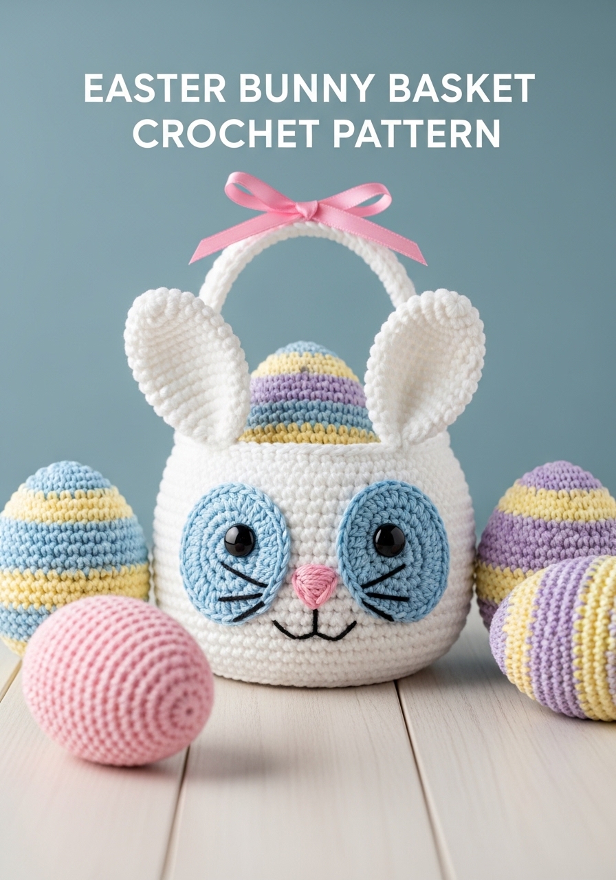 Easter Bunny Basket Crochet Pattern