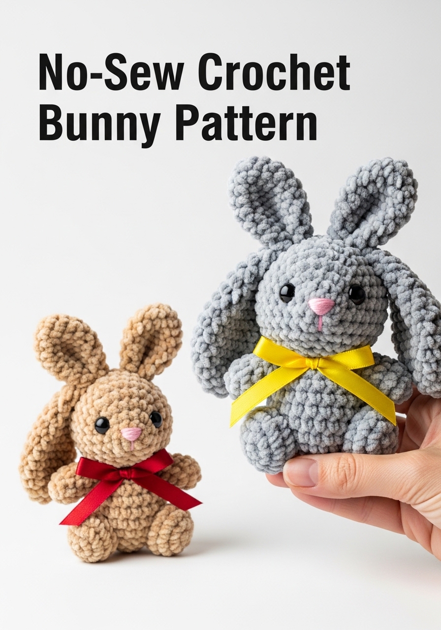 No-Sew Crochet Bunny Pattern