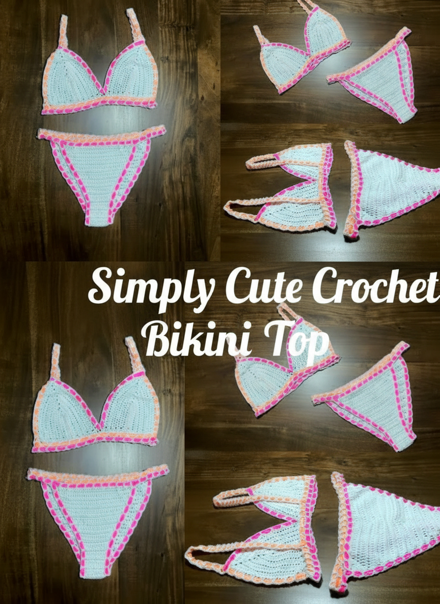 Simply Cute Crochet Bikini Top